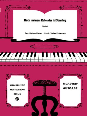 cover image of Nach meinem Kalender ist Sonntag